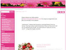 Tablet Screenshot of gulbankianflorist.com